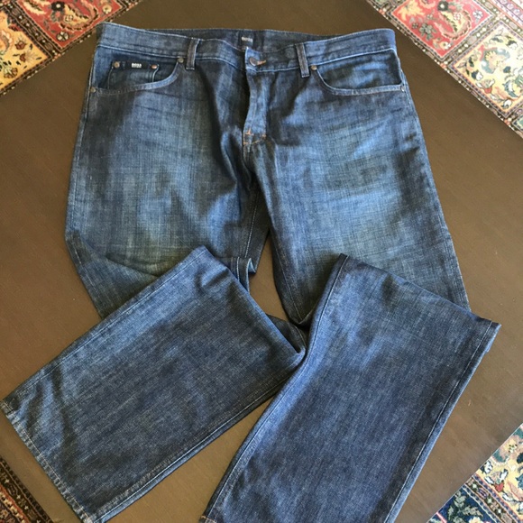 HUGO BOSS SCOUT ONE DENIM JEANS WITH BUTTON FLY 38